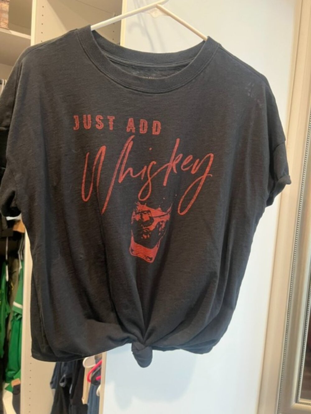 Shyanne black whiskey shirt